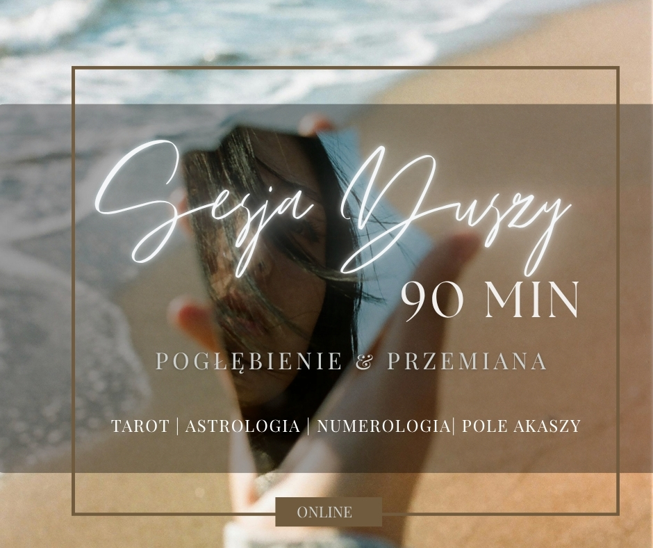 Sesja Duszy Pogłębiona – Tarot, Astrologia i Pole Akaszy (90 min | online)