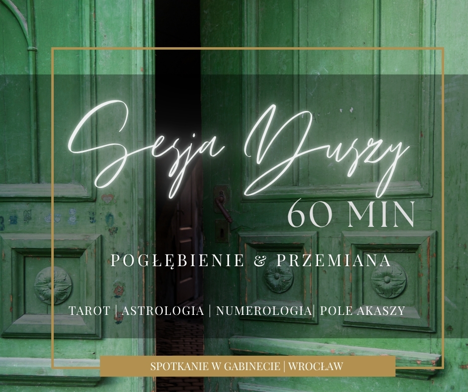Sesja duszy w gabinecie – 60 min (Tarot, astrologia, numerologia, Pole Akaszy)